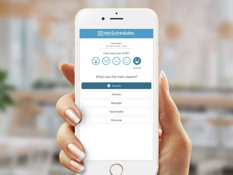 HotSchedules App Staff Feedback